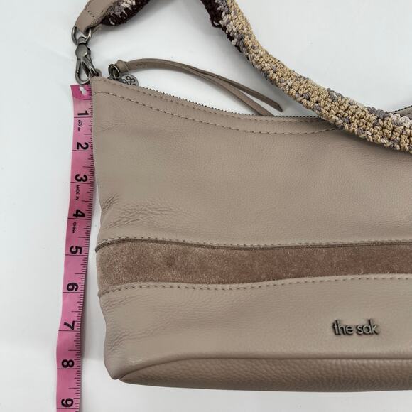 The Sak Jasmine hobo Bag zip top multi pockets soft slouchy every day handbag - Picture 8 of 11